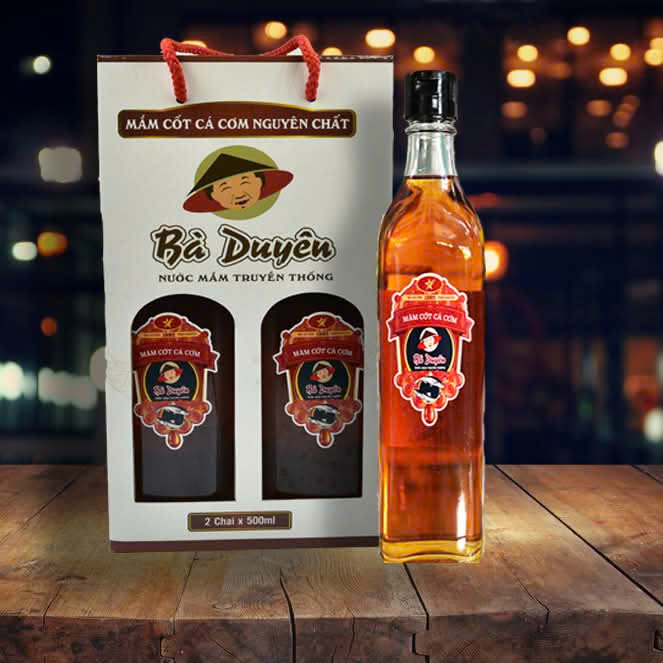 Hộp Quà Cặp Chai Nước Mắm Bà Duyên